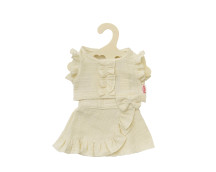 Wikkelrok met top ecru (28-35cm)