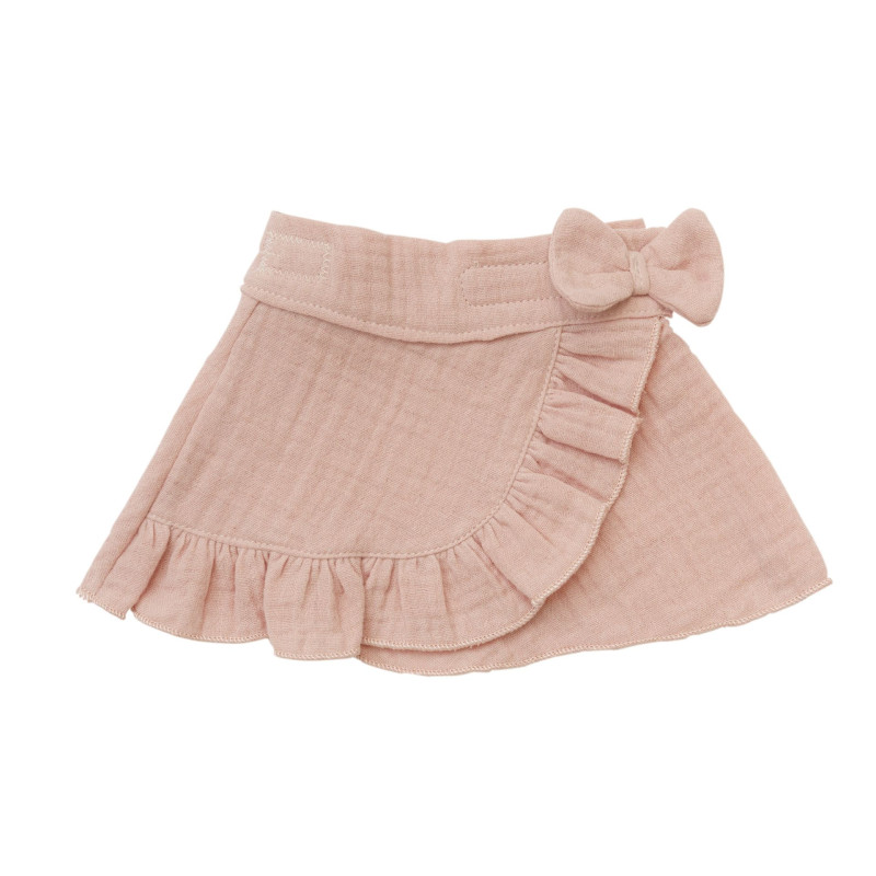 Wikkelrok met top rosé (28-35cm) Wikkelrok met top rosé (28-35cm)