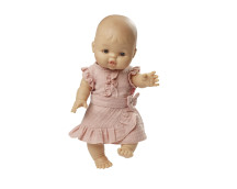 Wikkelrok met top rosé (28-35cm) Wikkelrok met top rosé (28-35cm)