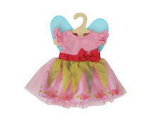 Jurk met strik en vleugels (28-35cm)