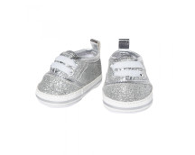 Glitter sneakers zilver (30-34cm)
