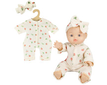 Poppenromper met haarband Fruit (28-35cm)