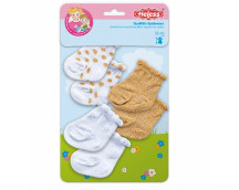 Sokken glitter, 3 paar (28-35cm)
