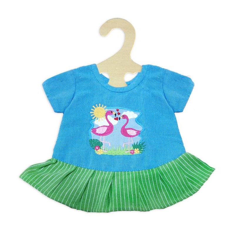 Jurk flamingo (28-35cm) Jurk flamingo (28-35cm)