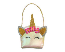 Accessoireset ballerina's, tas, haarband eenhoorn (30-34cm)
