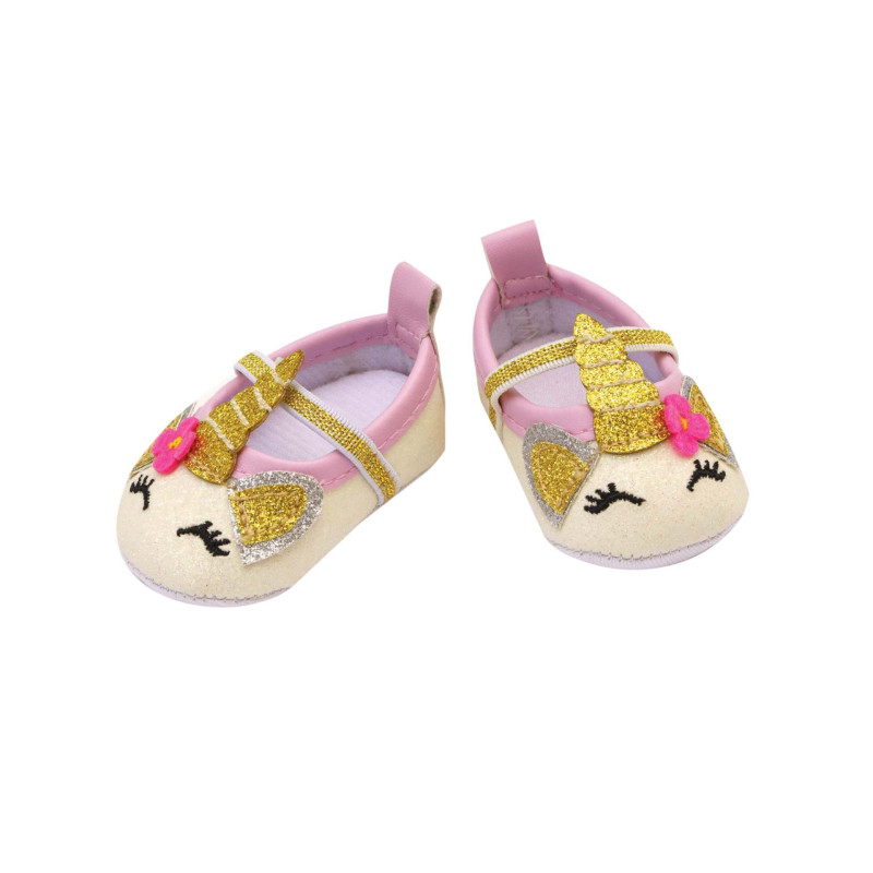 Accessoireset ballerina's, tas, haarband eenhoorn (30-34cm)