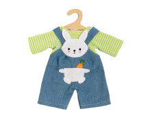 Tuinbroek met shirt "Bunny Lou" (35-45cm)