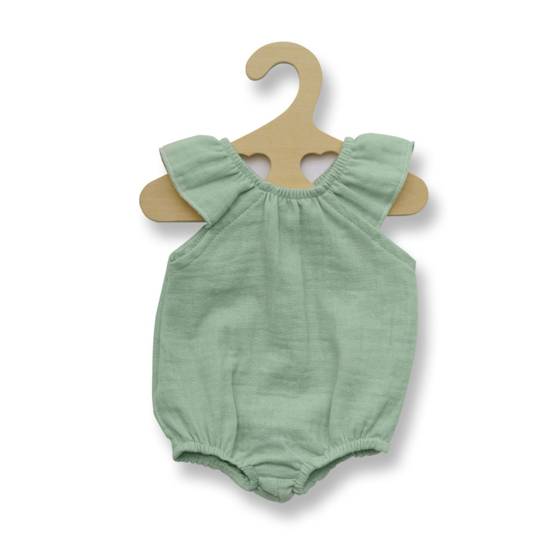 Rompertje met ruches mintgroen (35-45cm) Rompertje met ruches mintgroen (35-45cm)