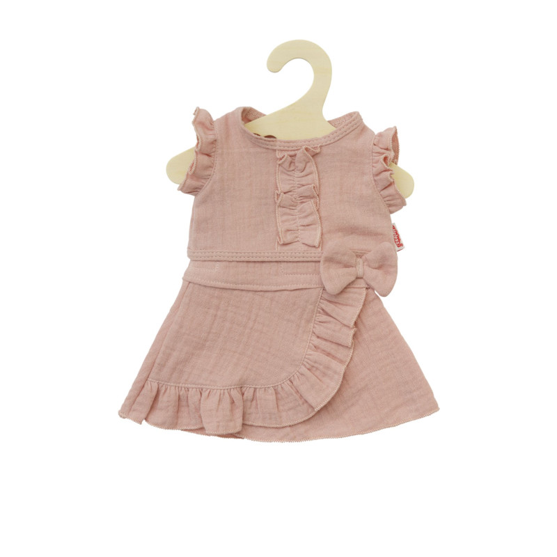 Wikkelrok met top rosé (35-45cm) Wikkelrok met top rosé (35-45cm)
