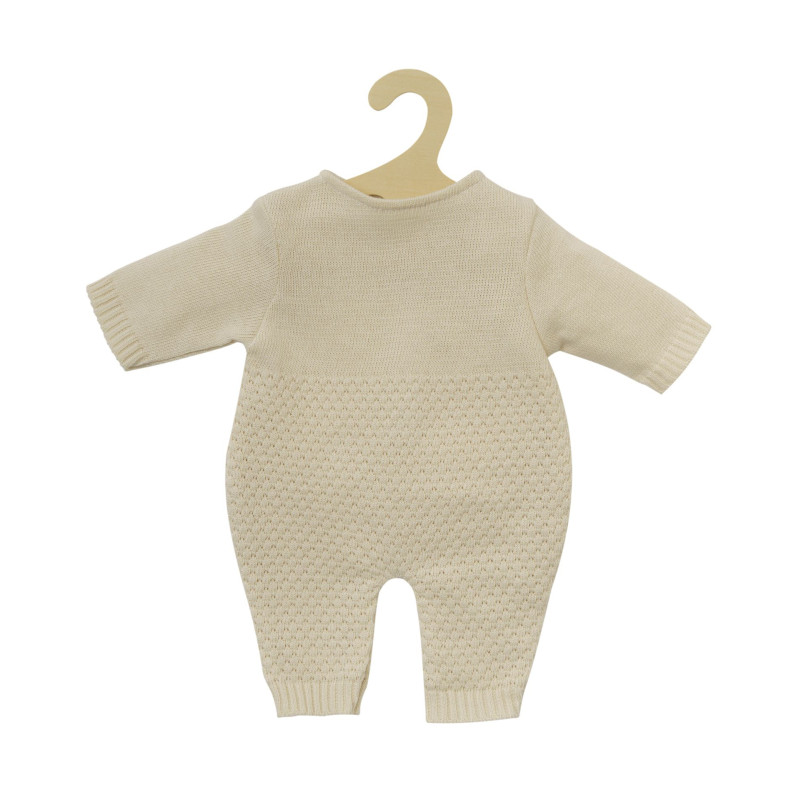 Rompertje gebreid ecru (35-45cm)