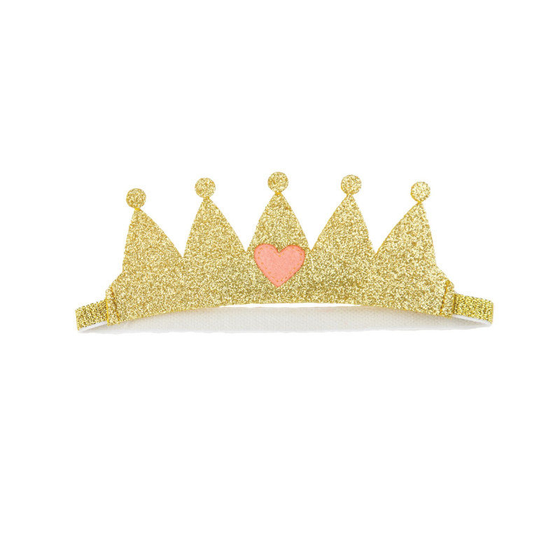 Jurk Prinses Emily met kroon (35-45cm)