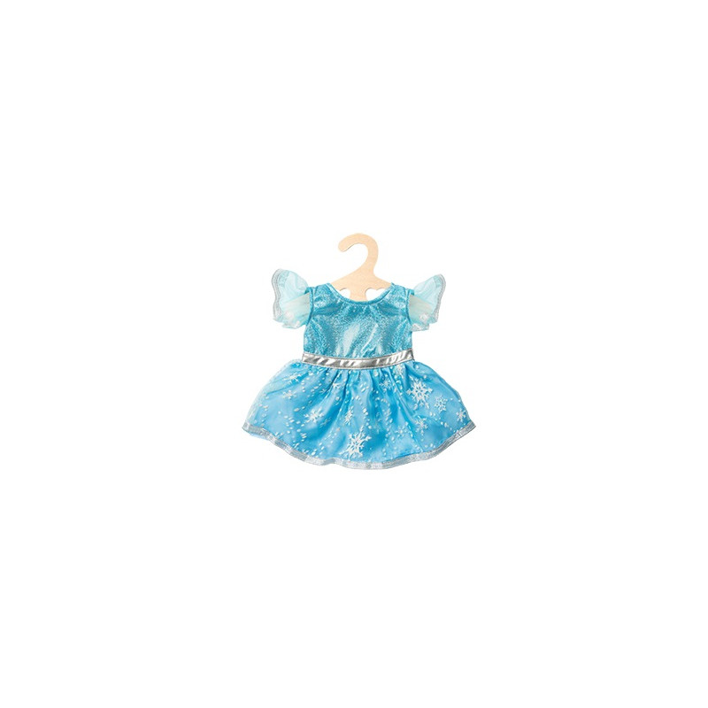 Prinsessenjurk blauw (35-45cm)