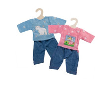 Jeans met gebreide trui 35/45cm