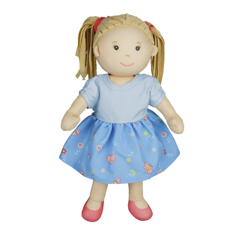 Stoffen pop Nela 32cm Stoffen pop Nela 32cm