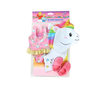 Eenhoorn poppenzwemset (35-45cm)