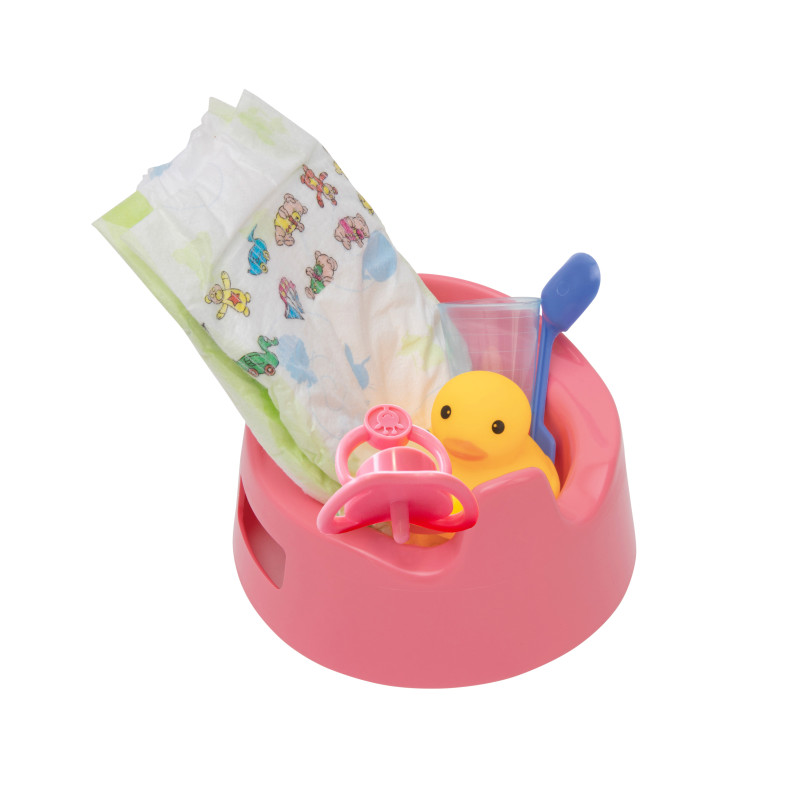 Poppenpo met accessoires