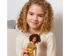Jurk Goldstar voor modepoppen 29cm