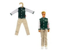 Kledingset College voor modepoppen 29 cm