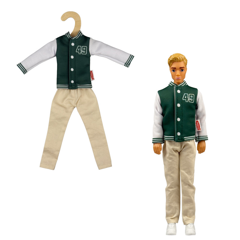 Kledingset College voor modepoppen 29 cm Kledingset College voor modepoppen 29 cm