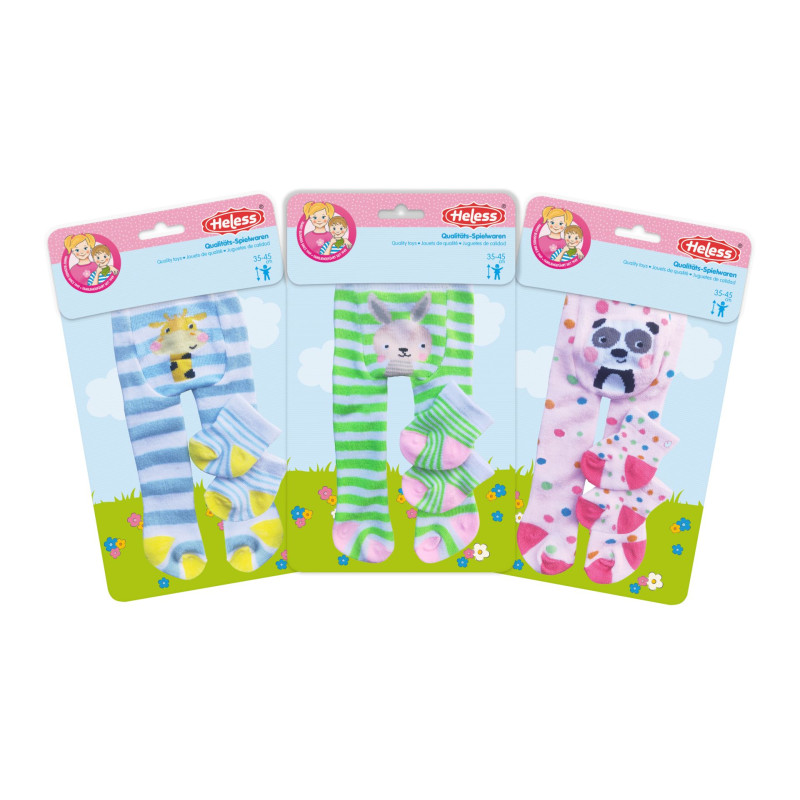 Maillot met sokken "Funny Animals" (3 ass./35-45cm) Maillot met sokken "Funny Animals" (3 ass./35-45cm)