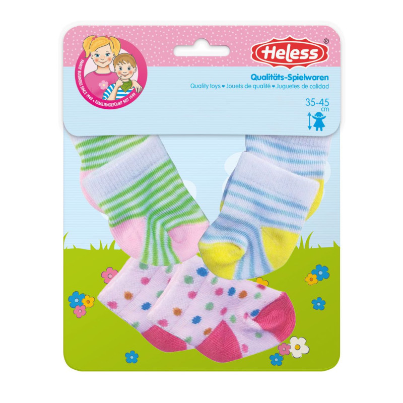 Sokken stip/steep, set van 3 (28-35cm)