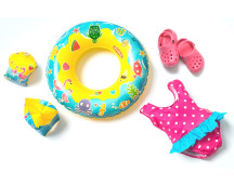 Poppenzwemset (6-delig)