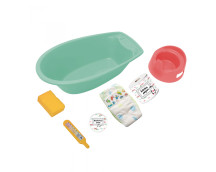 Poppenbad met accessoires 'Pinguin'