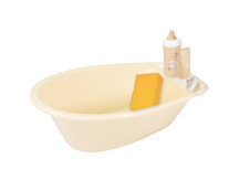 Poppenbadset beige