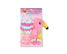 Flamingo poppenzwemset (35-45cm) Flamingo poppenzwemset (35-45cm)