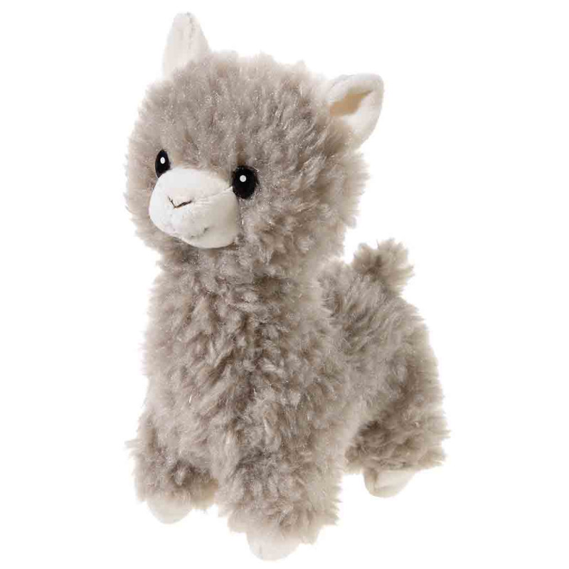 Lama staand grijs (20cm) Lama staand grijs (20cm)