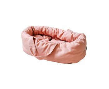 Poppendraagmand peach