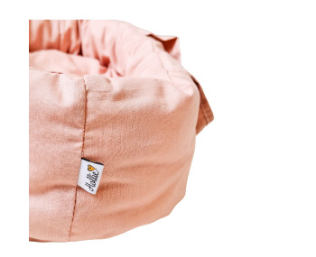 Poppendraagmand peach