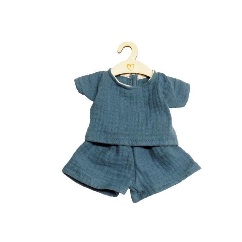 Setje met broek indigo Setje met broek indigo