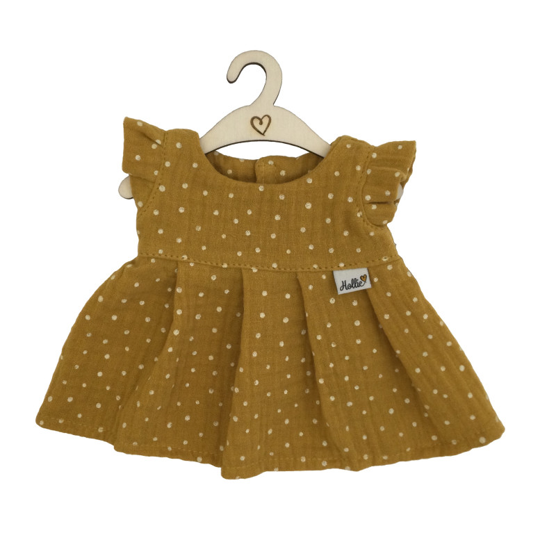 Jurk Spring ochre dots