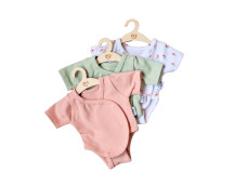 Poppenromper dusty rose