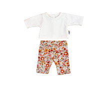 Kledingset Poppy caramel flowers