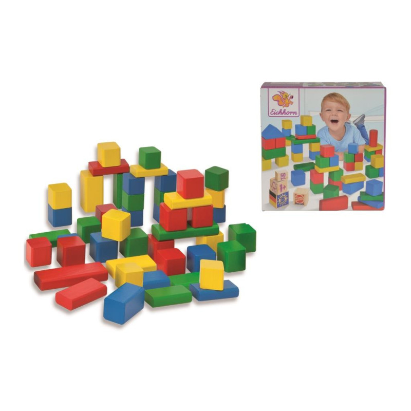 Houten blokken (50 st.) Houten blokken (50 st.)