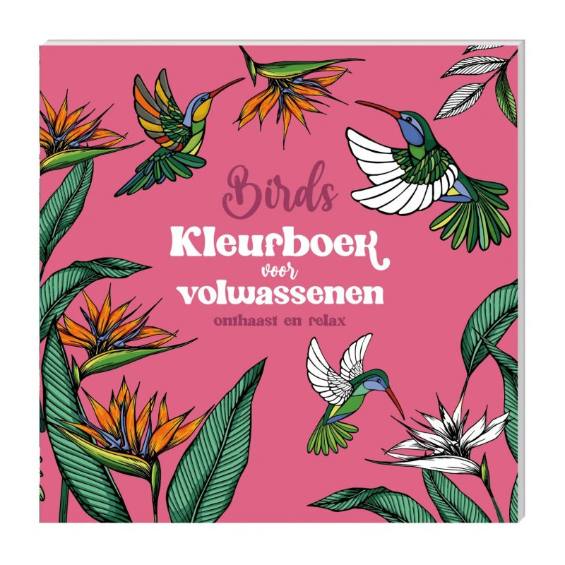 Kleurboek voor volwassenen - Birds Kleurboek voor volwassenen - Birds