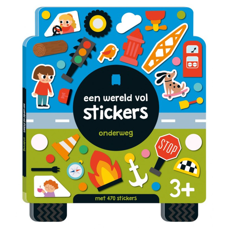 Een wereld vol stickers - Onderweg Een wereld vol stickers - Onderweg