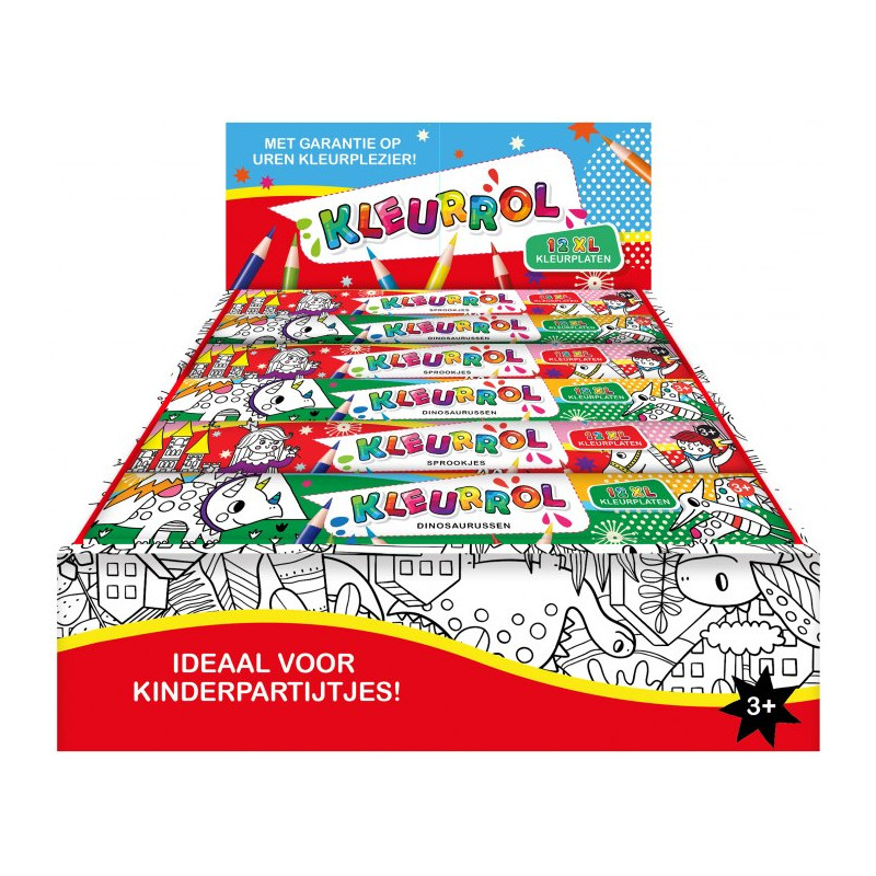Display Kleurrollen XL - 2 x 6 ex. Display Kleurrollen XL - 2 x 6 ex.