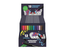 Display permanent markers (10 sets a 12 stiften) (no plastic)