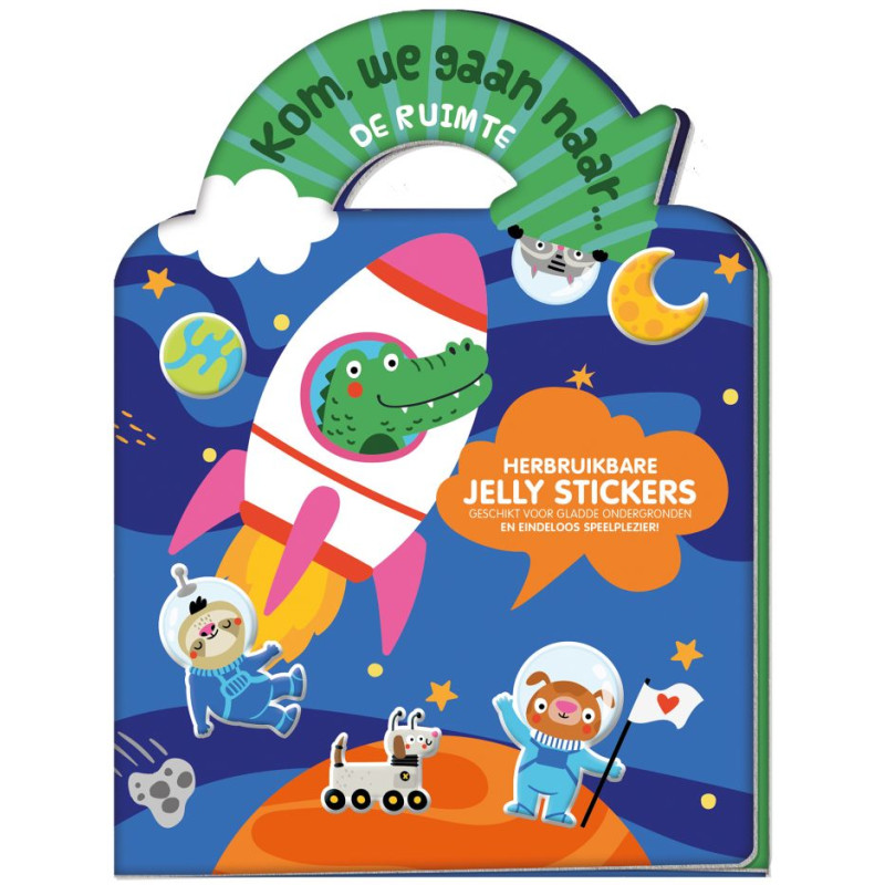 Jelly Stickerboek - Kom, we gaan naar de ruimte Jelly Stickerboek - Kom, we gaan naar de ruimte