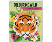 Stickerboek voor volwassenen - Colour me Wild