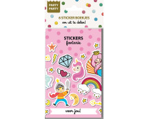 Party Party 6 Sticker boekjes - Fantasie Nieuw