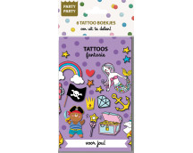 Party Party 6 Tattoo boekjes - Fantasie