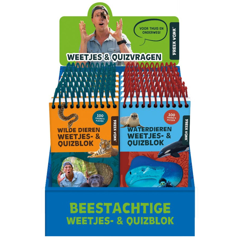 Display Freek Vonk Weetjes- & quizblok - 2 x 6 ex. Display Freek Vonk Weetjes- & quizblok - 2 x 6 ex.