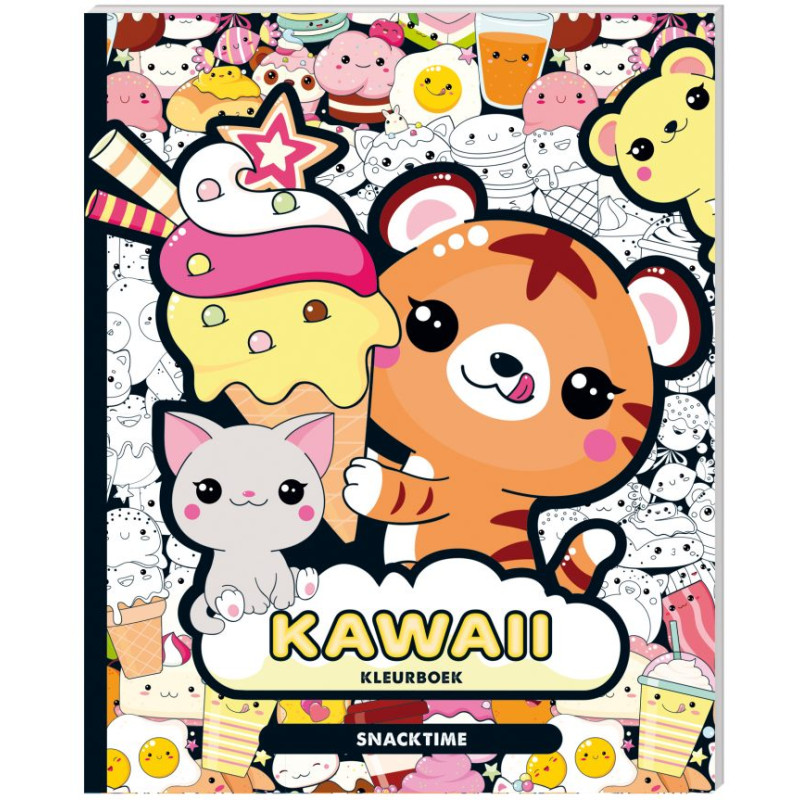 Kawaii kleurboek - Snacktime Kawaii kleurboek - Snacktime