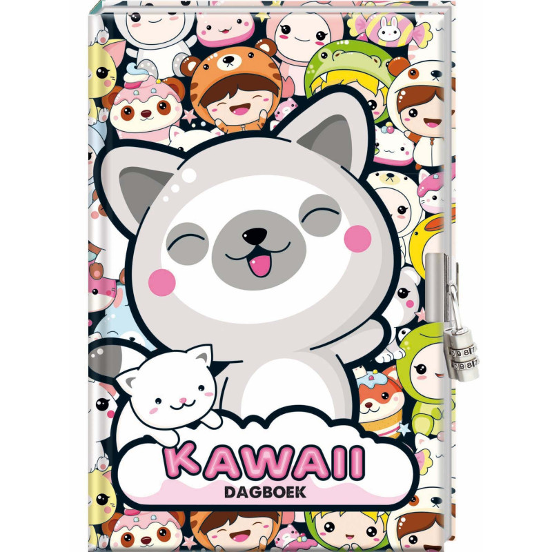 Dagboek met slot - Kawaii Dagboek met slot - Kawaii