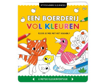 Uitvouwbaar kleurboek - Een boerderij vol kleuren