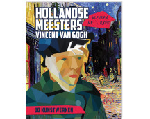 Kleuren met stickers - Hollandse meesters: Vincent van Gogh